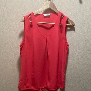 Calvin Klein Women's Vibrant Pink Tank Top